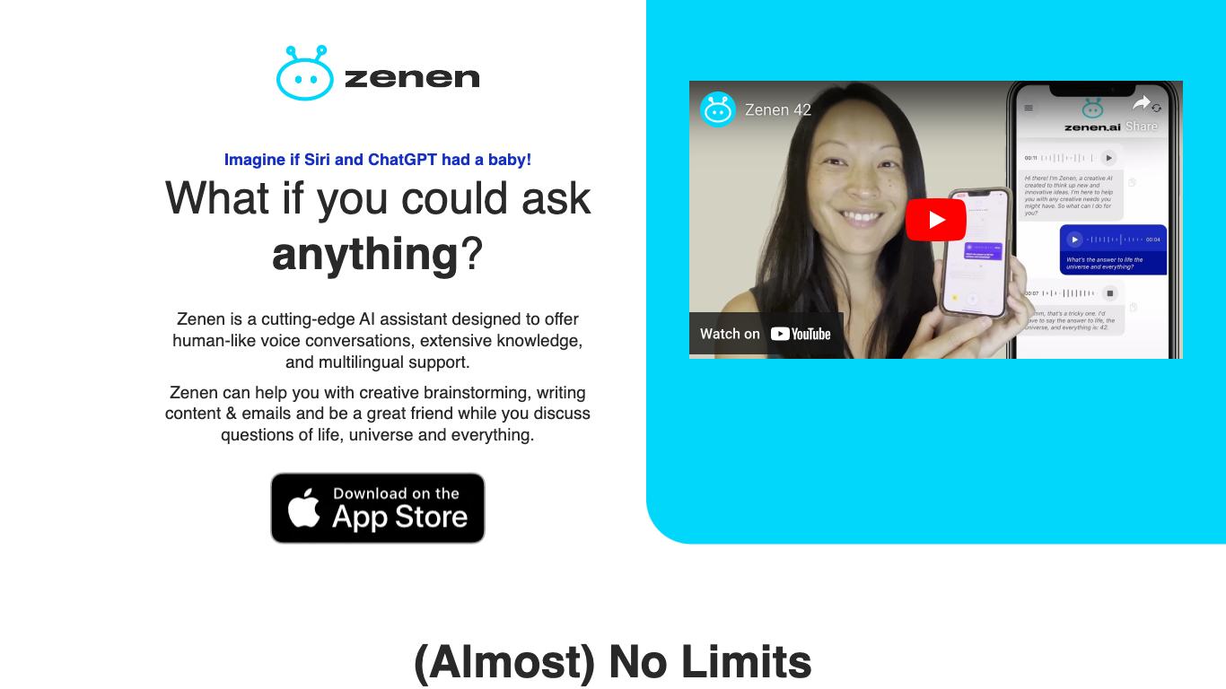 Zenen AI - Trending AI tool for Conversations and best alternatives